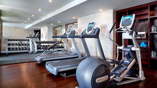 Fully equipped modern fitness and gym