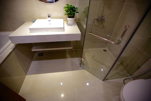 Bright and clean bathroom